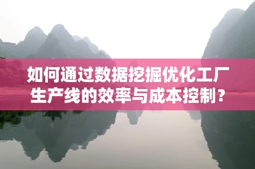 如何通过数据挖掘优化工厂生产线的效率与成本控制？