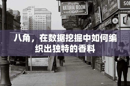 八角，在数据挖掘中如何编织出独特的香料
