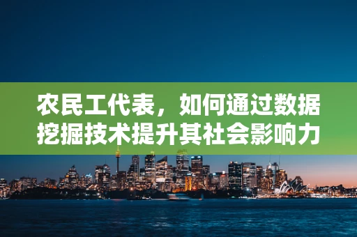 农民工代表，如何通过数据挖掘技术提升其社会影响力？