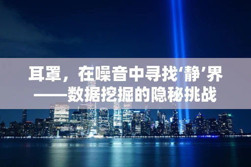 耳罩，在噪音中寻找‘静’界——数据挖掘的隐秘挑战