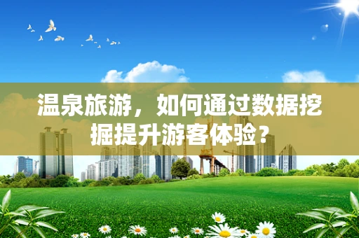 温泉旅游，如何通过数据挖掘提升游客体验？
