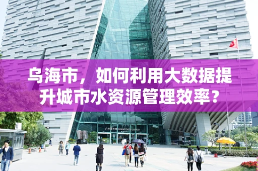 乌海市，如何利用大数据提升城市水资源管理效率？