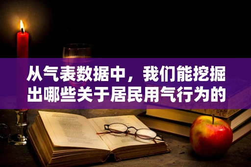 从气表数据中，我们能挖掘出哪些关于居民用气行为的秘密？