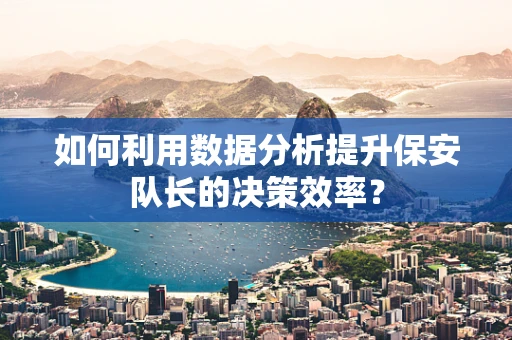如何利用数据分析提升保安队长的决策效率？