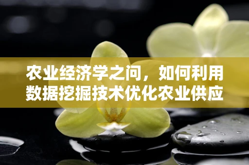 农业经济学之问，如何利用数据挖掘技术优化农业供应链管理？