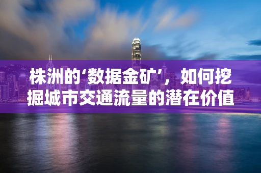 株洲的‘数据金矿’，如何挖掘城市交通流量的潜在价值？