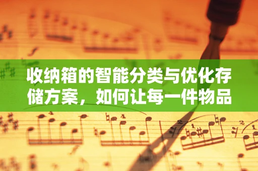 收纳箱的智能分类与优化存储方案，如何让每一件物品都找到它的‘家’？