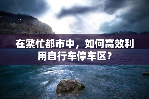 在繁忙都市中，如何高效利用自行车停车区？