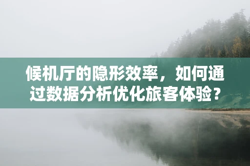 候机厅的隐形效率，如何通过数据分析优化旅客体验？