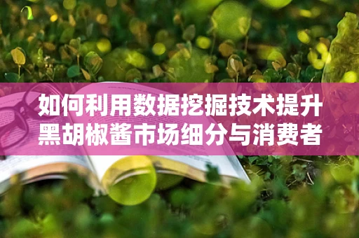 如何利用数据挖掘技术提升黑胡椒酱市场细分与消费者洞察？