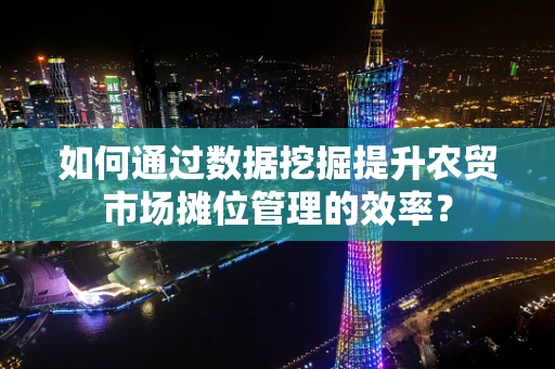 如何通过数据挖掘提升农贸市场摊位管理的效率？