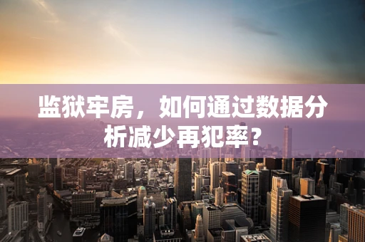 监狱牢房，如何通过数据分析减少再犯率？