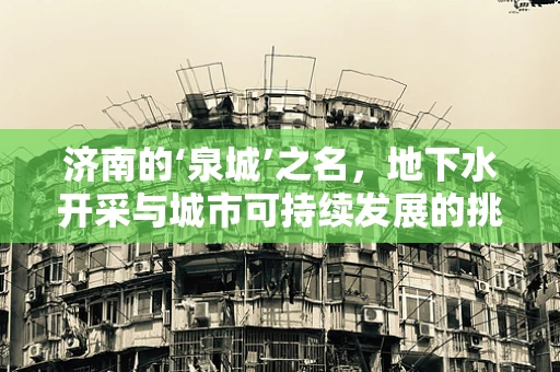 济南的‘泉城’之名，地下水开采与城市可持续发展的挑战