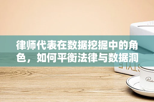 律师代表在数据挖掘中的角色，如何平衡法律与数据洞察？