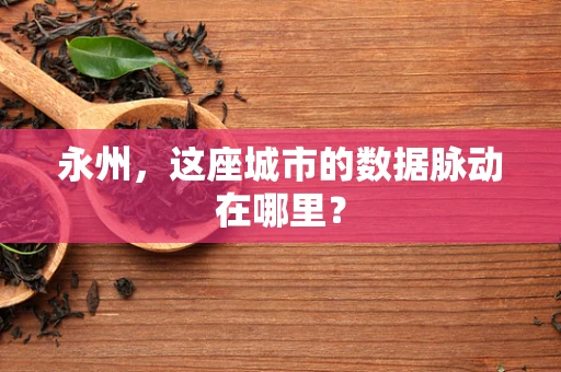 永州，这座城市的数据脉动在哪里？