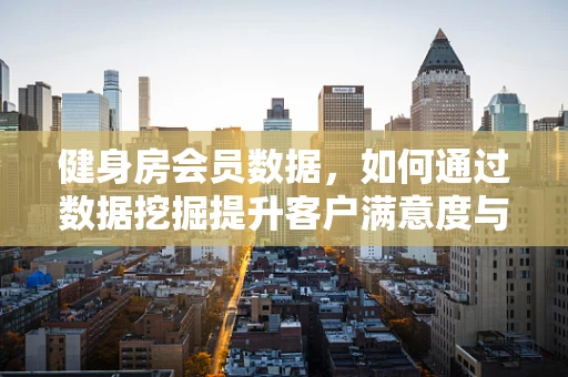 健身房会员数据，如何通过数据挖掘提升客户满意度与忠诚度？