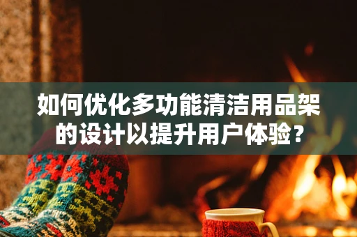 如何优化多功能清洁用品架的设计以提升用户体验？