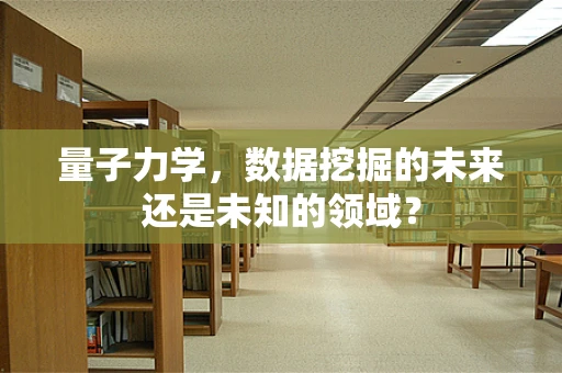 量子力学，数据挖掘的未来还是未知的领域？