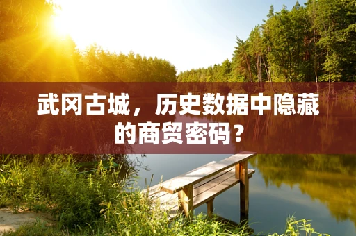 武冈古城，历史数据中隐藏的商贸密码？