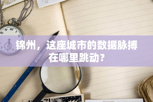 锦州，这座城市的数据脉搏在哪里跳动？