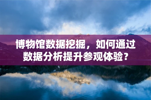 博物馆数据挖掘，如何通过数据分析提升参观体验？