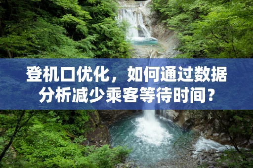登机口优化，如何通过数据分析减少乘客等待时间？