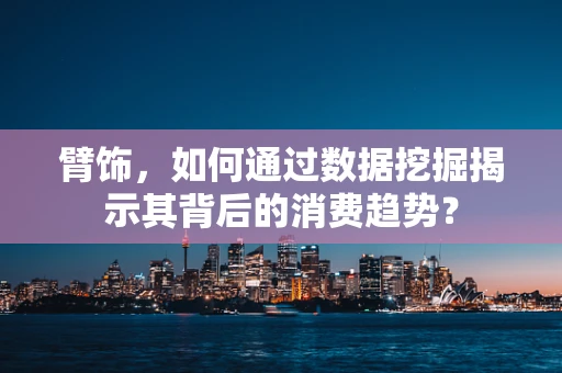 臂饰，如何通过数据挖掘揭示其背后的消费趋势？