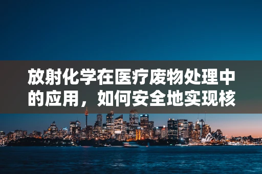 放射化学在医疗废物处理中的应用，如何安全地实现核废料分离与处理？