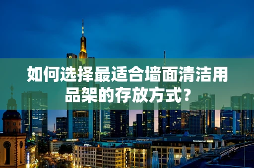 如何选择最适合墙面清洁用品架的存放方式？