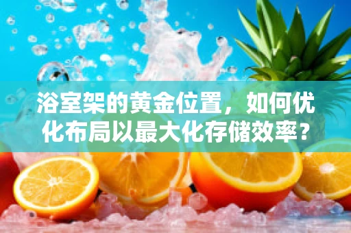 浴室架的黄金位置，如何优化布局以最大化存储效率？