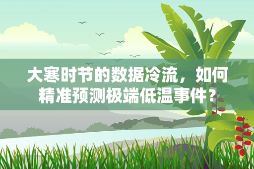 大寒时节的数据冷流，如何精准预测极端低温事件？