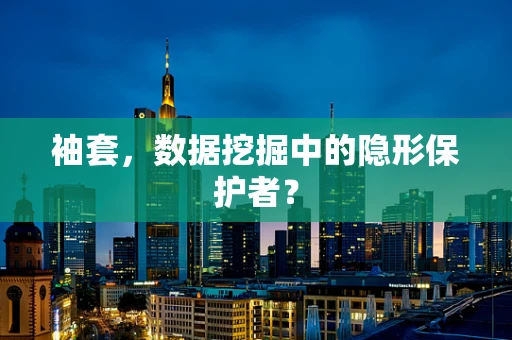 袖套，数据挖掘中的隐形保护者？
