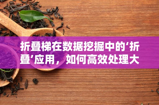 折叠梯在数据挖掘中的‘折叠’应用，如何高效处理大规模数据集？