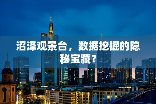 沼泽观景台，数据挖掘的隐秘宝藏？