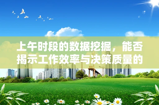 上午时段的数据挖掘，能否揭示工作效率与决策质量的秘密？