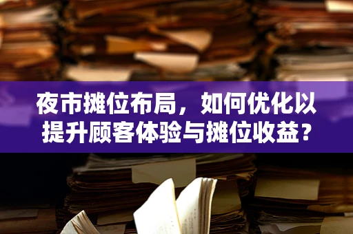 夜市摊位布局，如何优化以提升顾客体验与摊位收益？