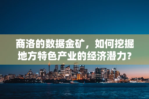 商洛的数据金矿，如何挖掘地方特色产业的经济潜力？