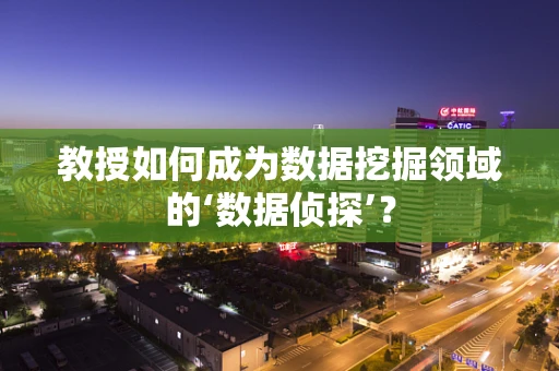 教授如何成为数据挖掘领域的‘数据侦探’？