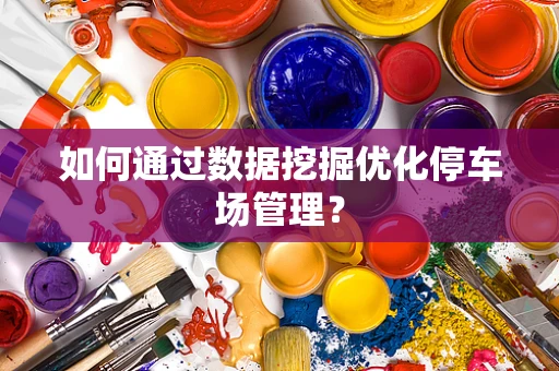 如何通过数据挖掘优化停车场管理？