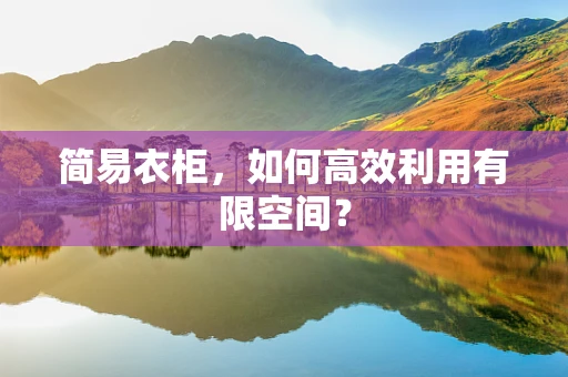 简易衣柜，如何高效利用有限空间？