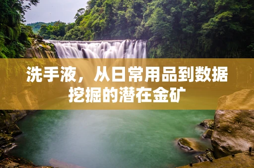 洗手液，从日常用品到数据挖掘的潜在金矿