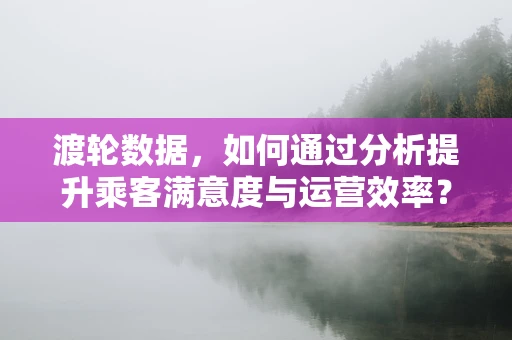 渡轮数据，如何通过分析提升乘客满意度与运营效率？