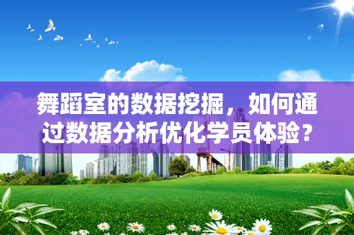 舞蹈室的数据挖掘，如何通过数据分析优化学员体验？