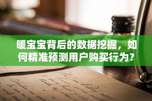 暖宝宝背后的数据挖掘，如何精准预测用户购买行为？
