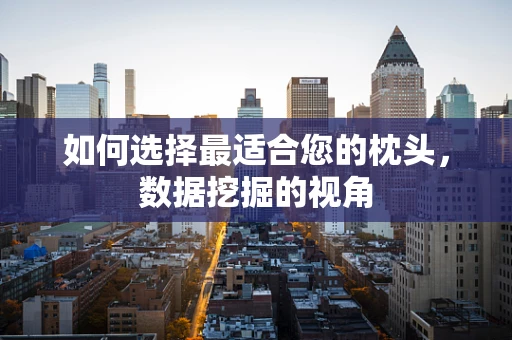 如何选择最适合您的枕头，数据挖掘的视角