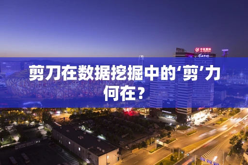 剪刀在数据挖掘中的‘剪’力何在？