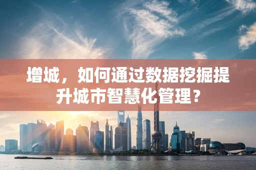 增城，如何通过数据挖掘提升城市智慧化管理？