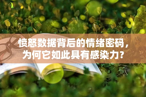 愤怒数据背后的情绪密码，为何它如此具有感染力？