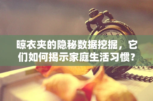 晾衣夹的隐秘数据挖掘，它们如何揭示家庭生活习惯？