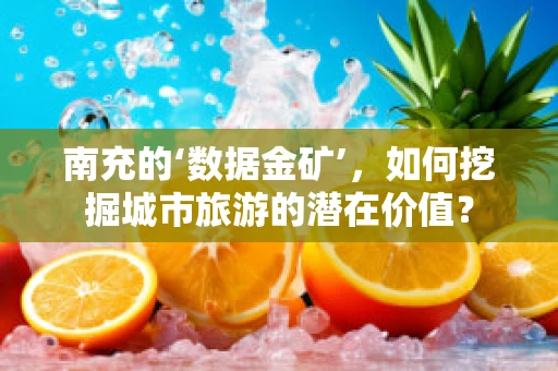 南充的‘数据金矿’，如何挖掘城市旅游的潜在价值？